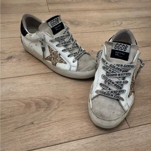 Golden goose superstar size 36 but fit like a 7-7.5